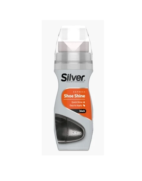 Crema Lichidă Pantofi Silver 75ml Negru